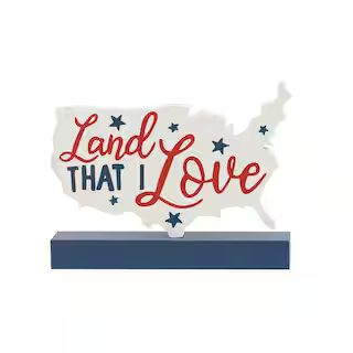 8" U.S.A. Land That I Love Tabletop Box Sign by Ashland® | Michaels Stores