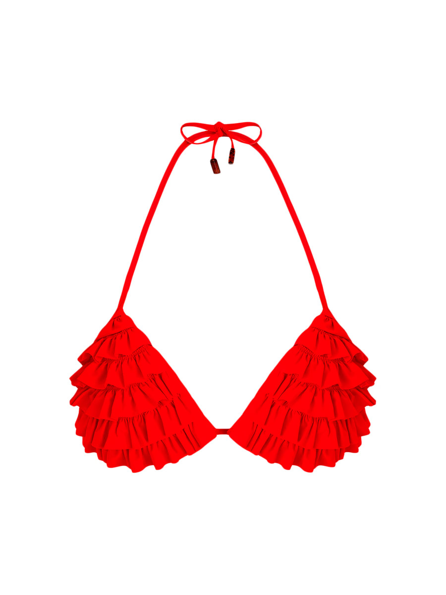 Ruffled Padded Bikini Top | Saks Fifth Avenue