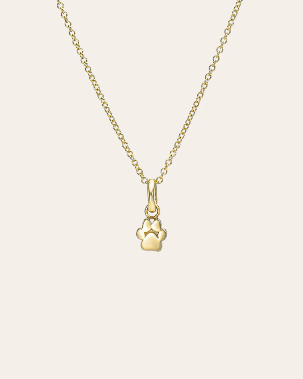 14K Gold Paw Necklace | Zoe Lev Jewelry