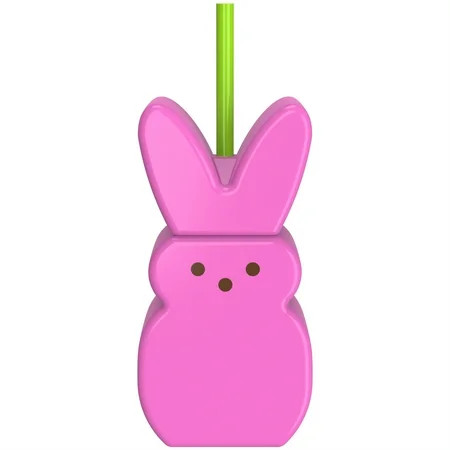Zak Designs 14oz Peeps Durable Plastic Sculpted Tumbler - Pink | Walmart (US)