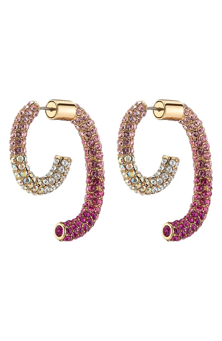 DEMARSON Luna Convertible Ombré Pavé Earrings | Nordstrom | Nordstrom
