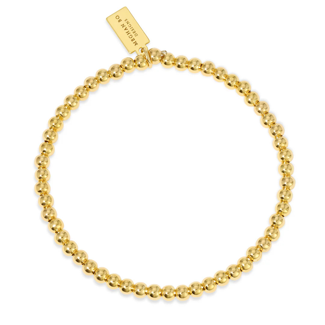 4MM Gold Fill Bracelet | Meghan Bo Designs