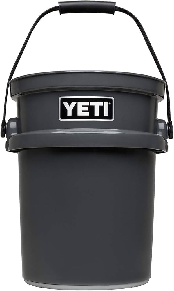 YETI Loadout 5-Gallon Bucket, Impact Resistant Fishing/Utility Bucket, Charcoal | Amazon (US)