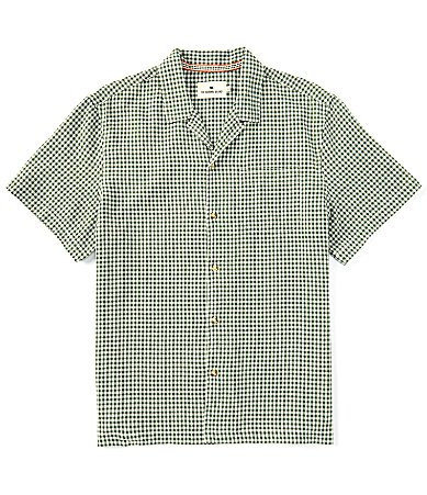 The Normal Brand Freshwater Linen Blend Camp Collar Short Sleeve Woven Shirt - S | Dillard's