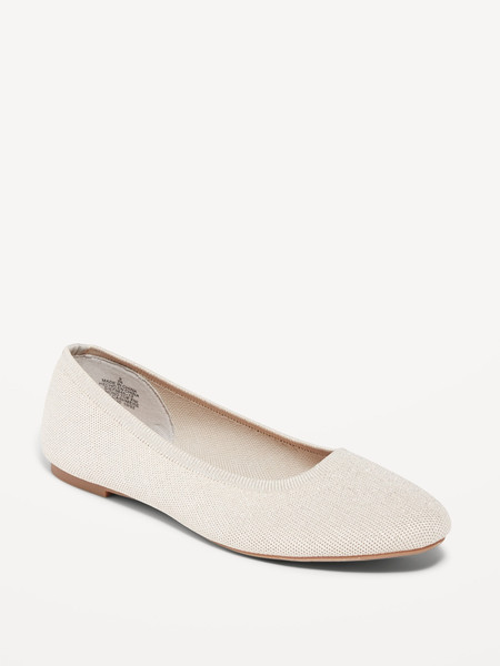 Knit Almond-Toe Ballet Flats | Old Navy | Old Navy (US)