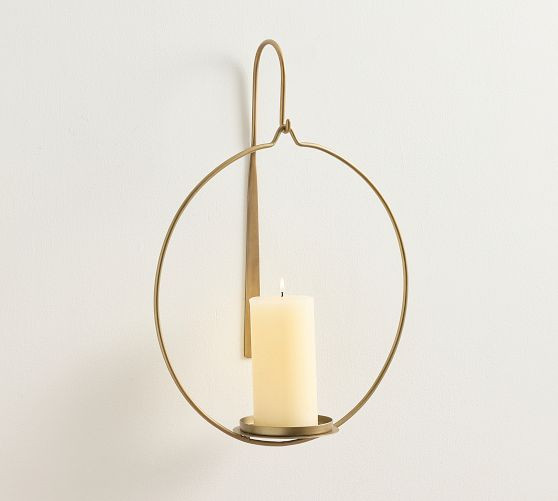 Wall Pillar Candle Holder | Pottery Barn (US)
