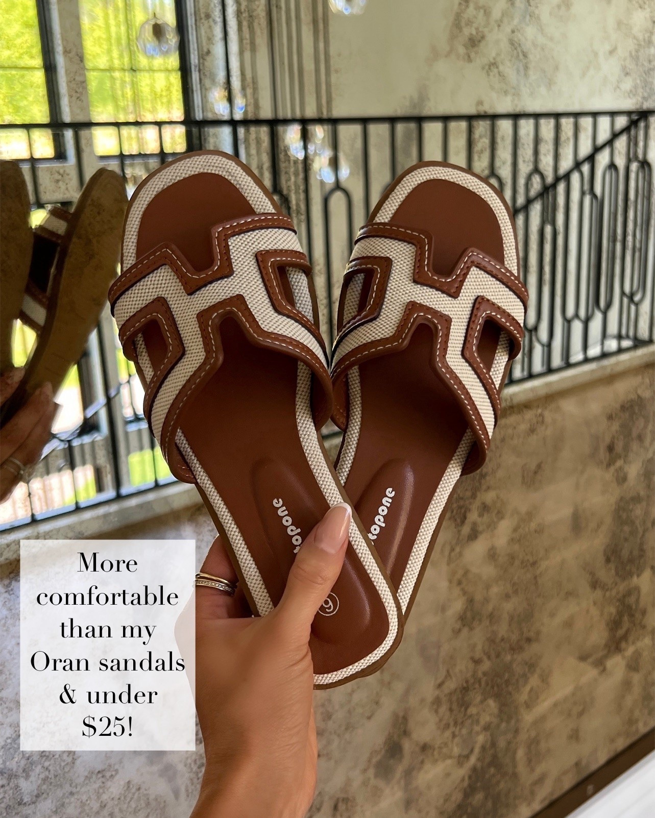 These Amazon finds will give you rich 
Hermes inspired sandals
These are comfier than the oran slides

#LTKOver40 #LTKmomlife #LTKTravel