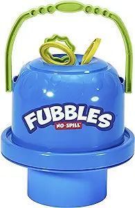 Little Kids Fubbles No-Spill Big Bubble Bucket in Blue for Multi-Child Play, Made in The USA | Amazon (US)