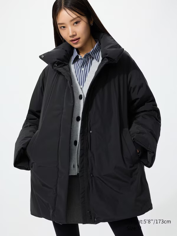 Non-Quilted Down Short Coat | UNIQLO (UK)