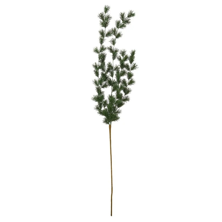 Green Pine Waterfall Christmas Pick, 18 in, by Holiday Time - Walmart.com | Walmart (US)