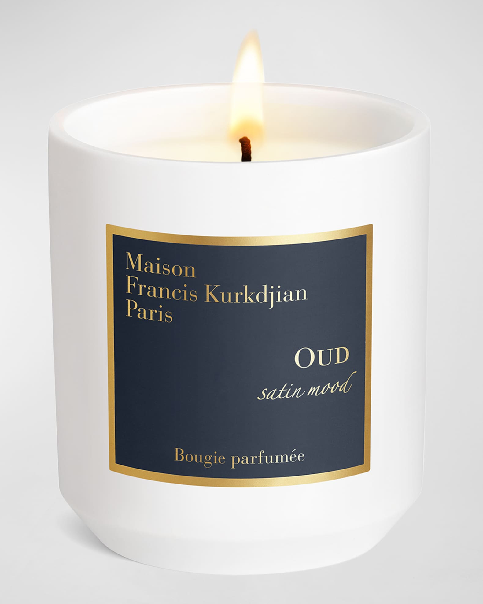 Maison Francis Kurkdjian Oud Satin Mood Ceramic Candle, 9.8 oz. | Neiman Marcus
