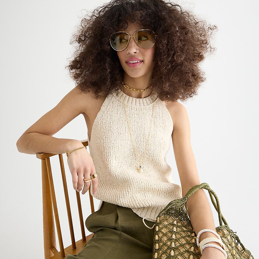 High-neck sweater-tank | J. Crew US