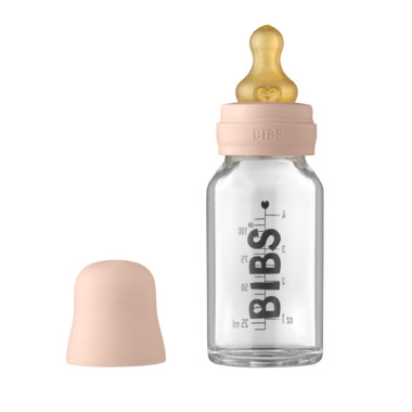 BIBs Baby Glass Bottle Complete Set Latex Blush | Well.ca