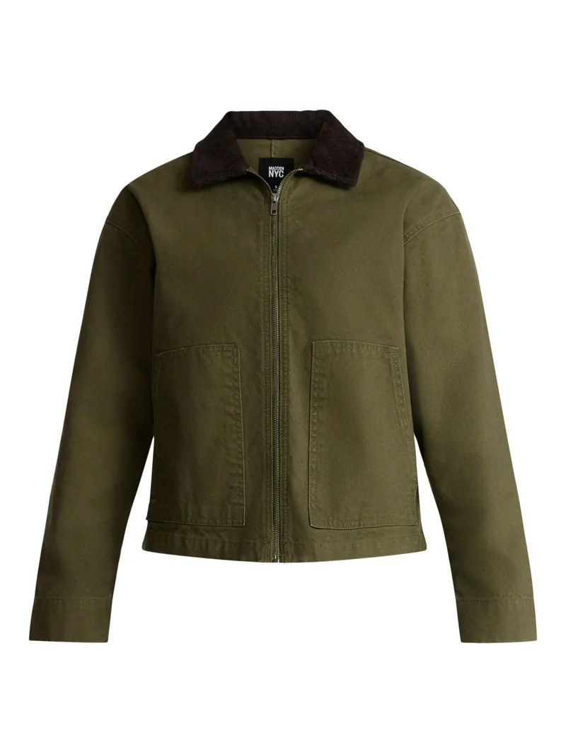 Madden NYC Women's Cotton Canvas Utility Jacket, Sizes XXS-XXL | Walmart (US)