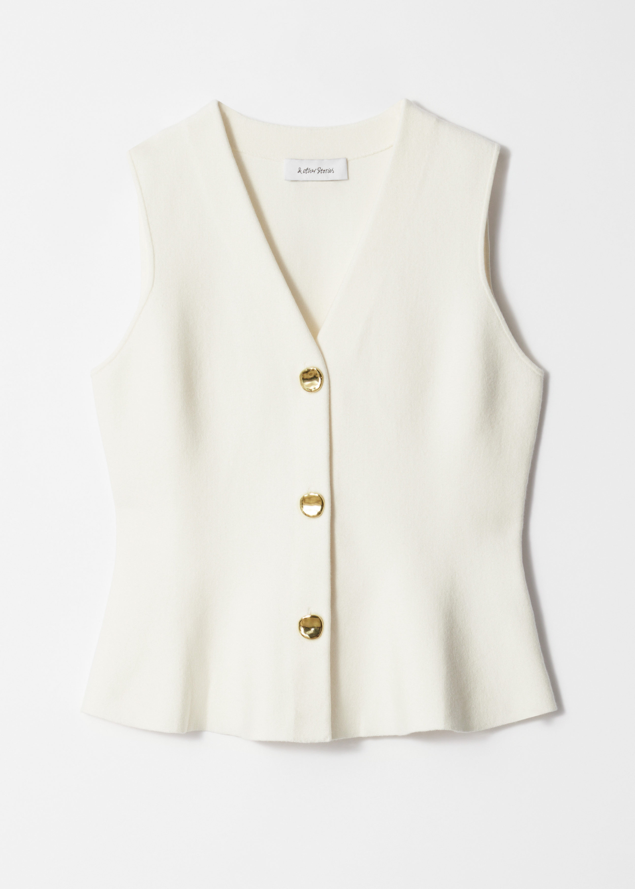 Knitted Peplum Waistcoat | & Other Stories - US