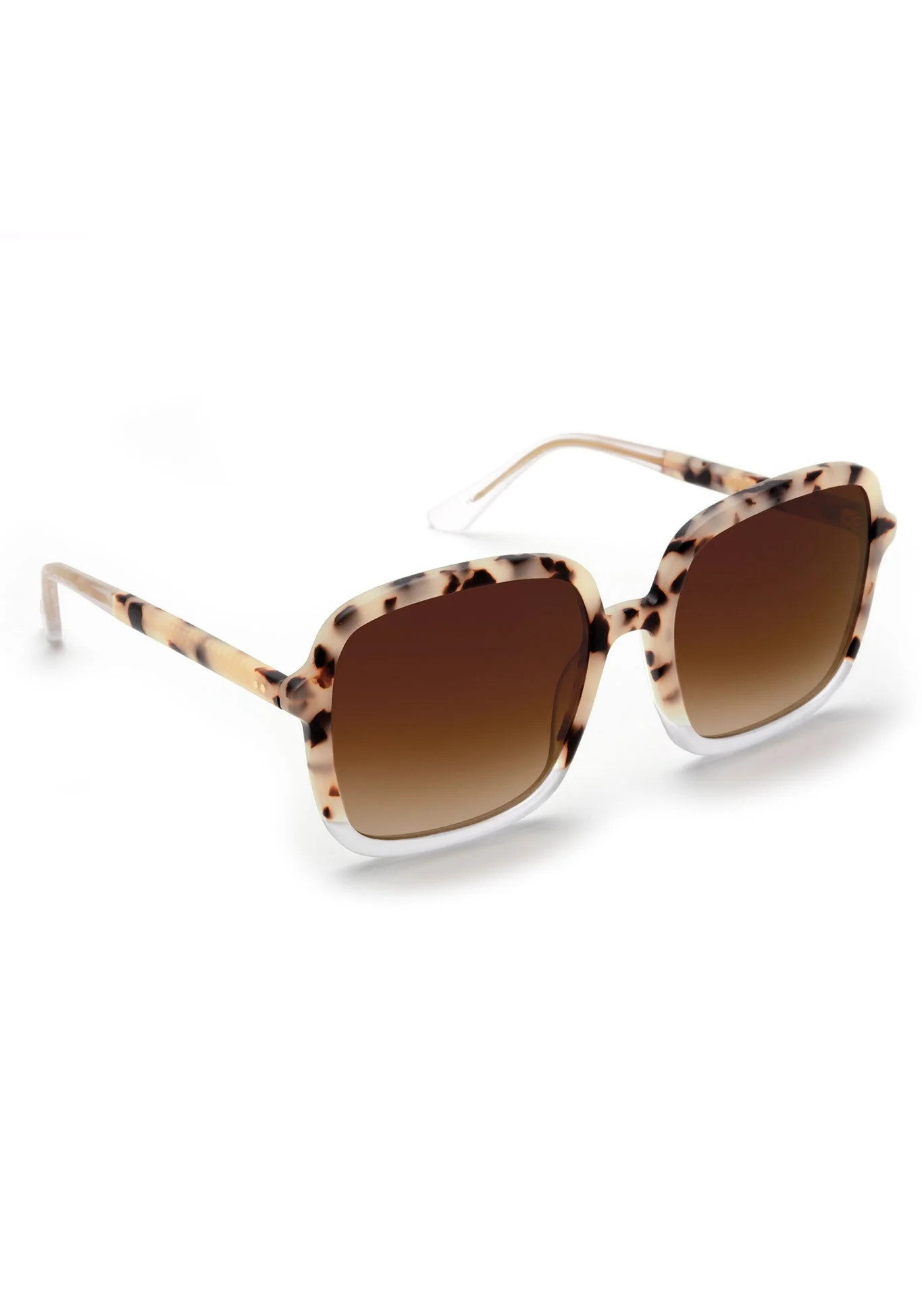 MARGOT | Matte Oyster to Crystal | KREWE Eyewear