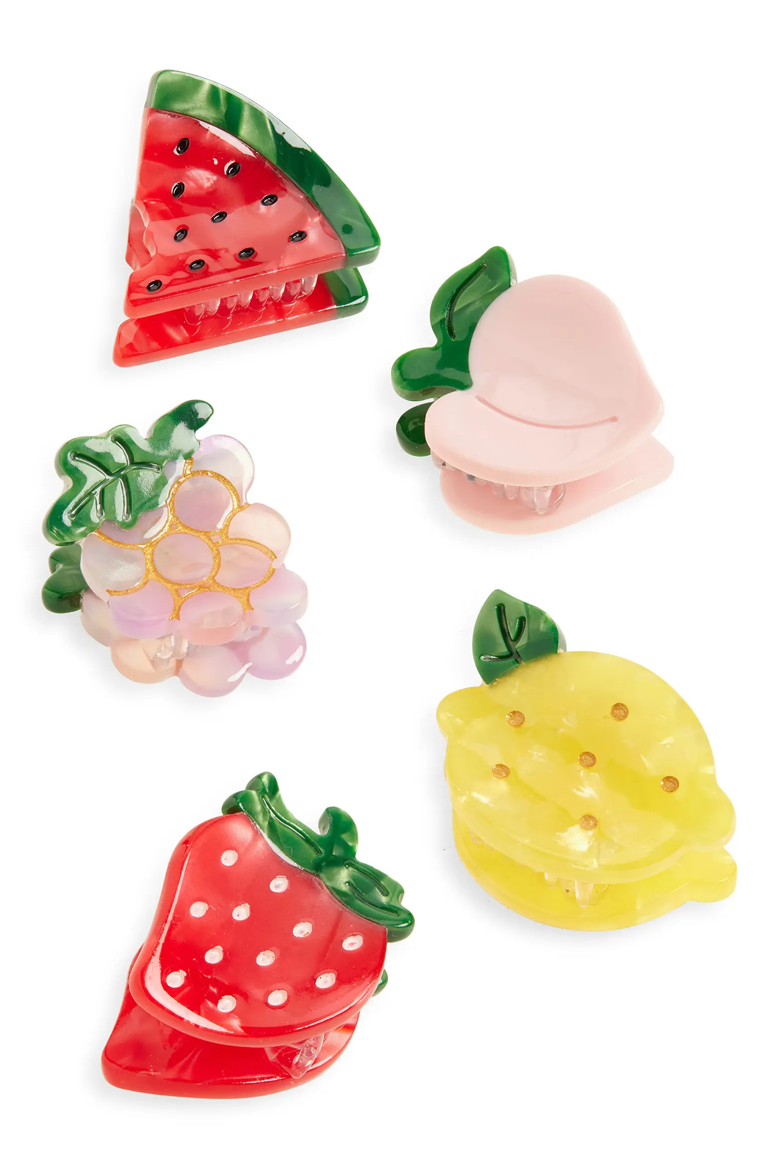 Kids' Set of 3 Fruit Clip Set (Women) | Nordstrom | Nordstrom