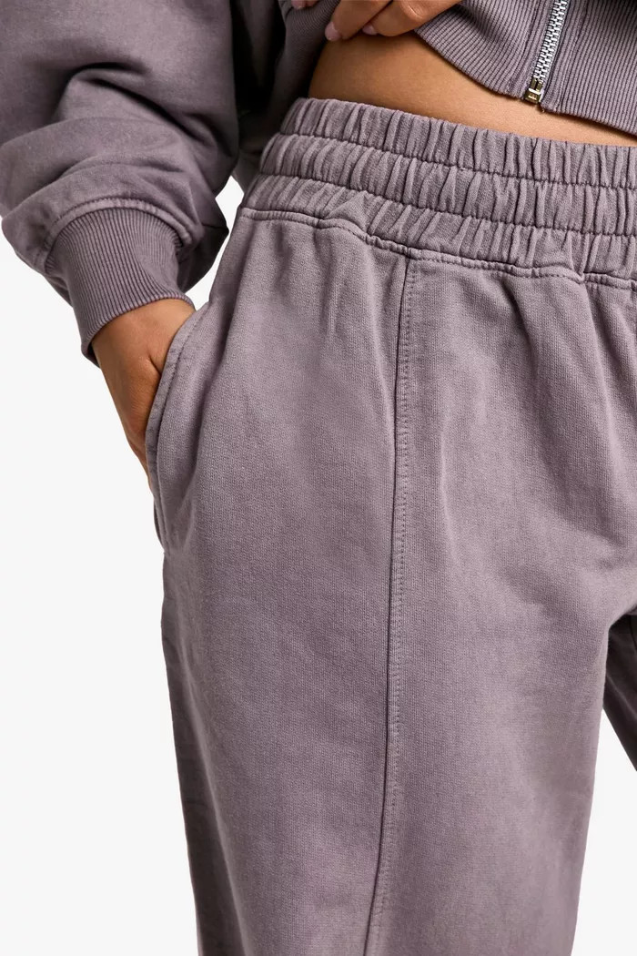Premium Heavyweight Overdyed straight leg jogger | Boohoo.com (UK & IE)