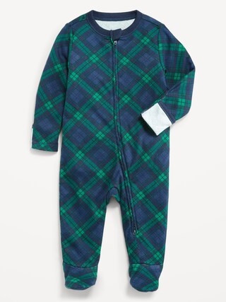 2-Way-Zip Sleep & Play Footed One-Piece for Baby | Old Navy (US)