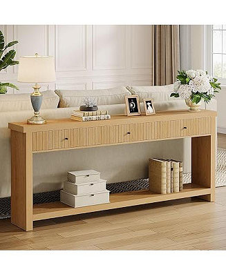 70.9 inch Console Table with 3 Drawers, Extra Long Entryway Table | Macy's