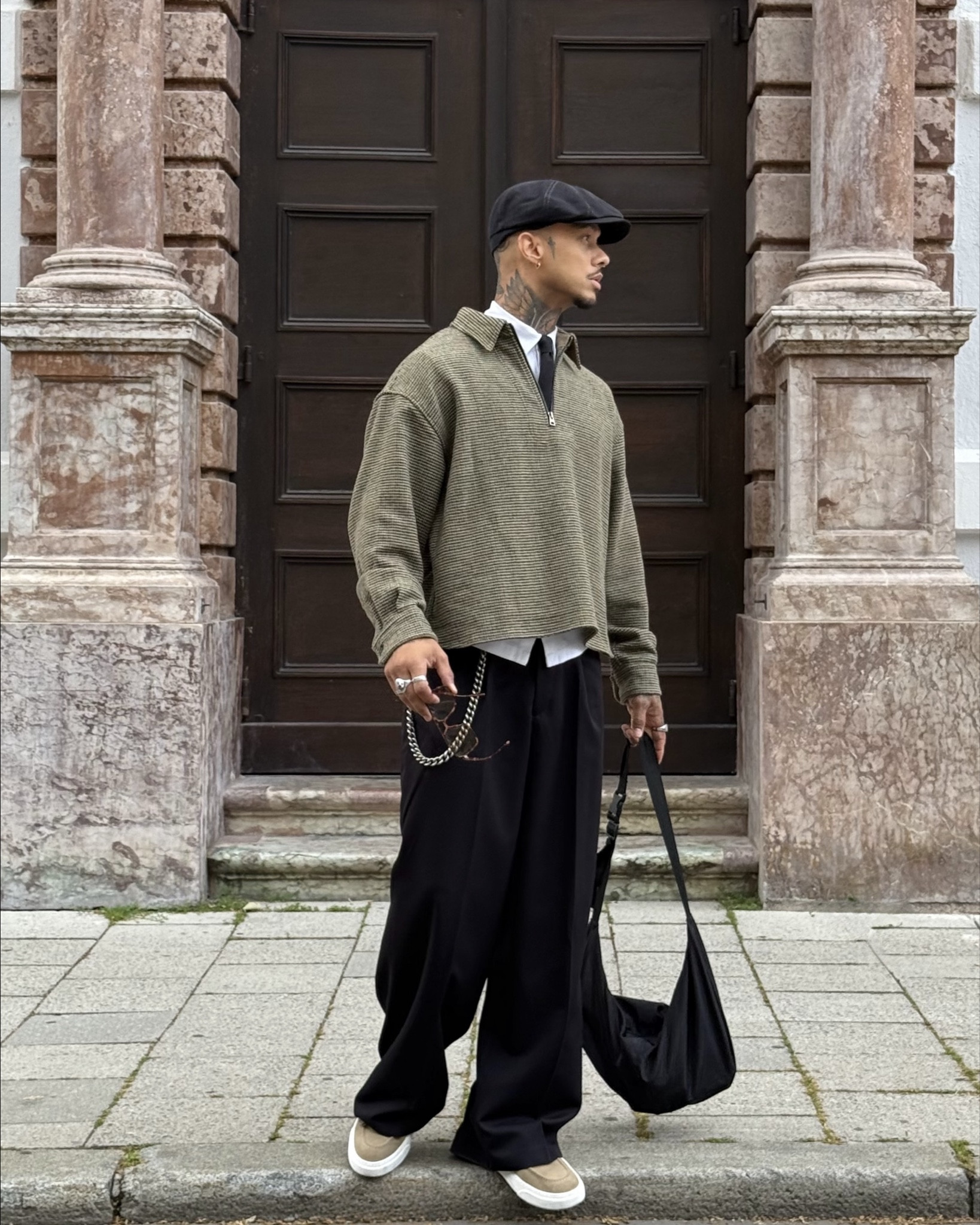 #streetstyle #halfzip #hut #loafer 

#LTKherren #LTKeurope #LTKdeutschland