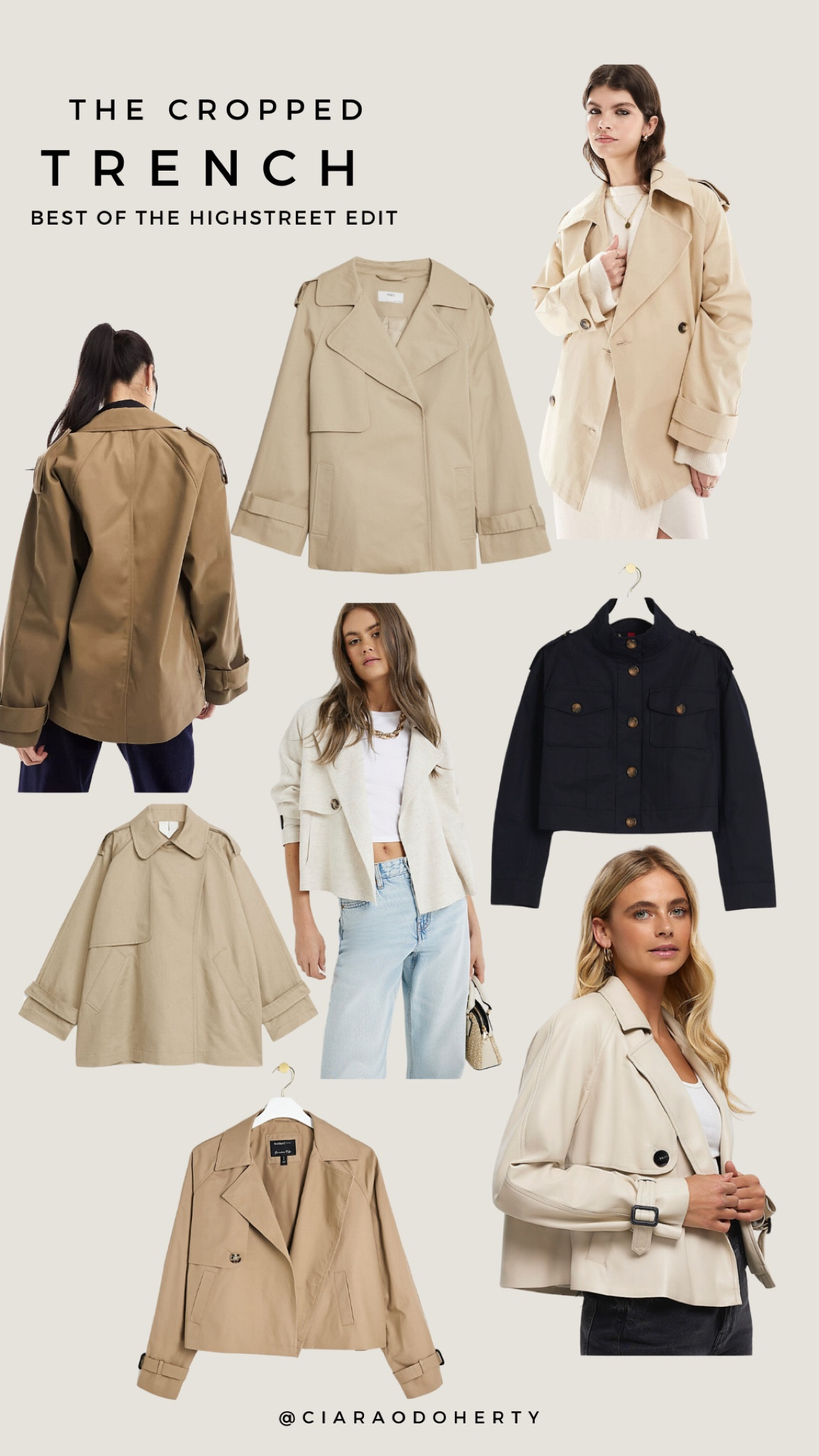 the cropped trench / my top highstreet picks for you Spring capsule wardrobe 🤍

#LTKspring #LTKsummer #LTKeurope
