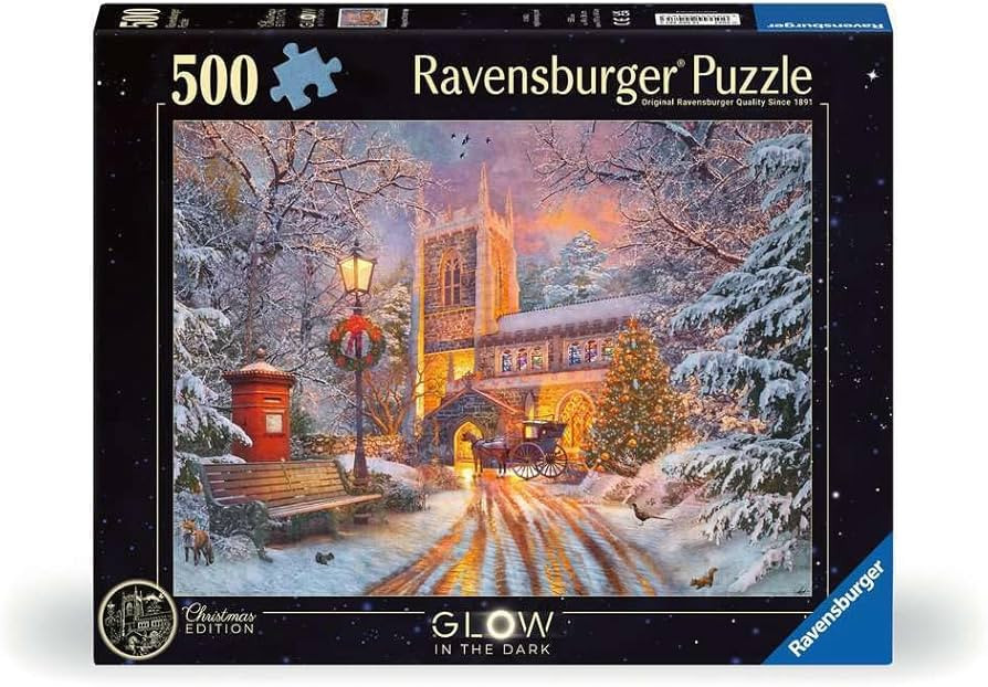 Ravensburger Magical Christmas - 500 Piece Jigsaw Puzzle | Festive & Illuminated Winter Scene | P... | Amazon (US)