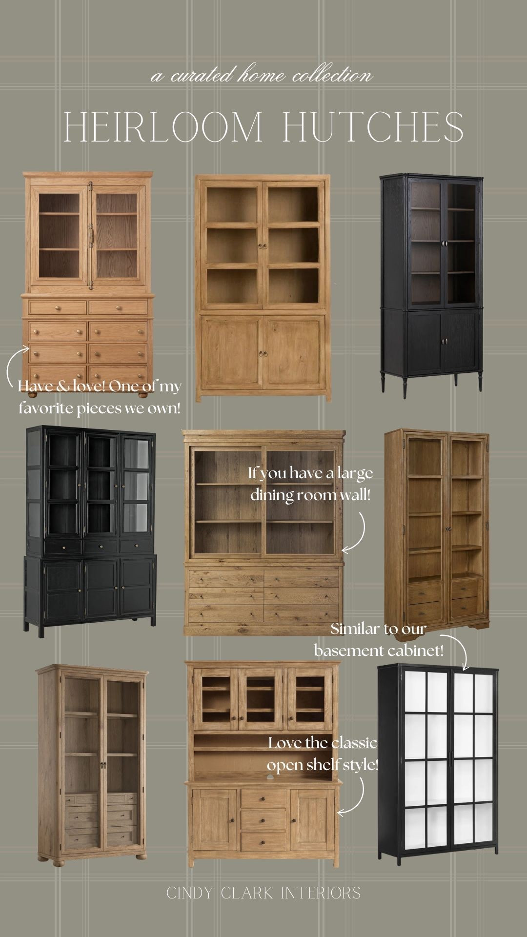 One of my favorite pieces in our home is our dining room cabinet! It’s such a beautiful piece that can house all the dinnerware and serving essentials, plus more! I’ve rounded up a few heirloom worthy hutches and cabinets that are gorgeous! 

#LTKHome