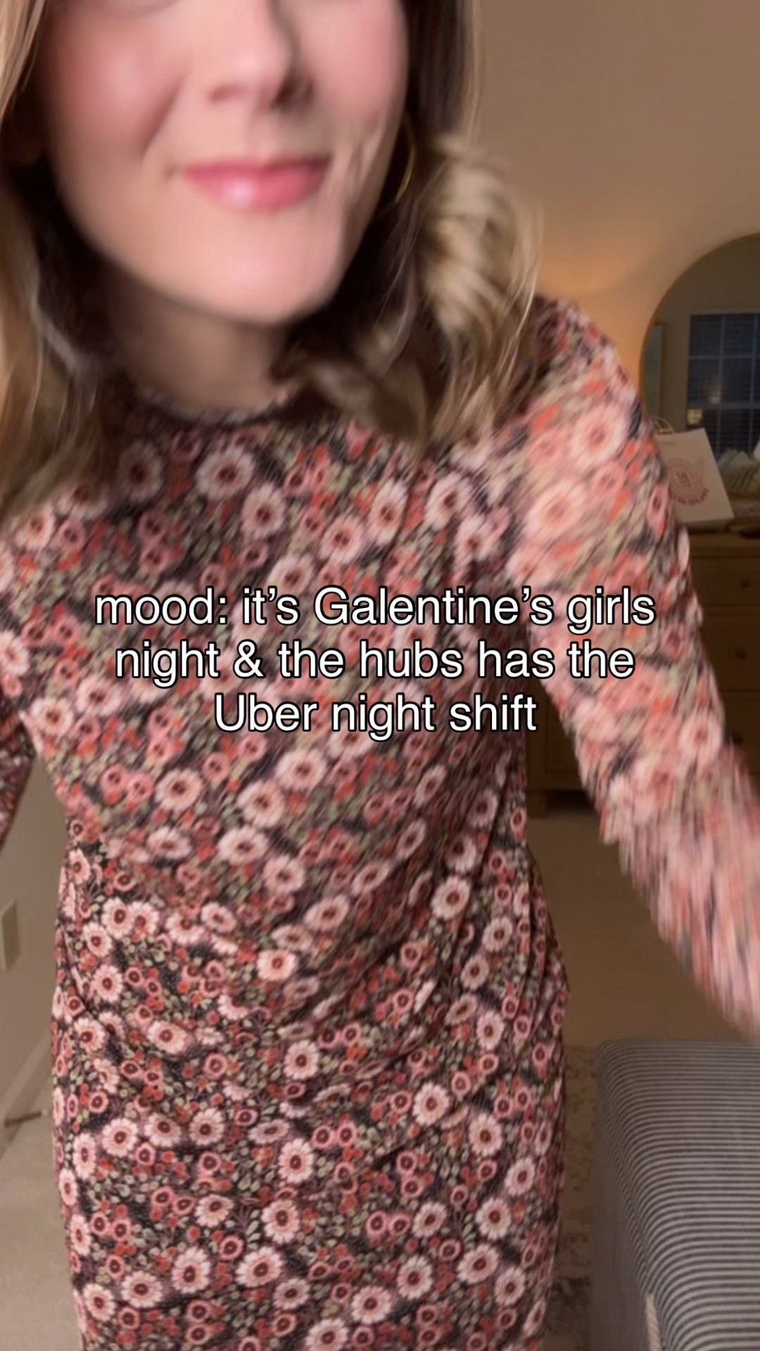 this cute little dress is perfect for your Valentine or Galentine Date 💕❤️

#LTKootd #LTKValentine #LTKOver40