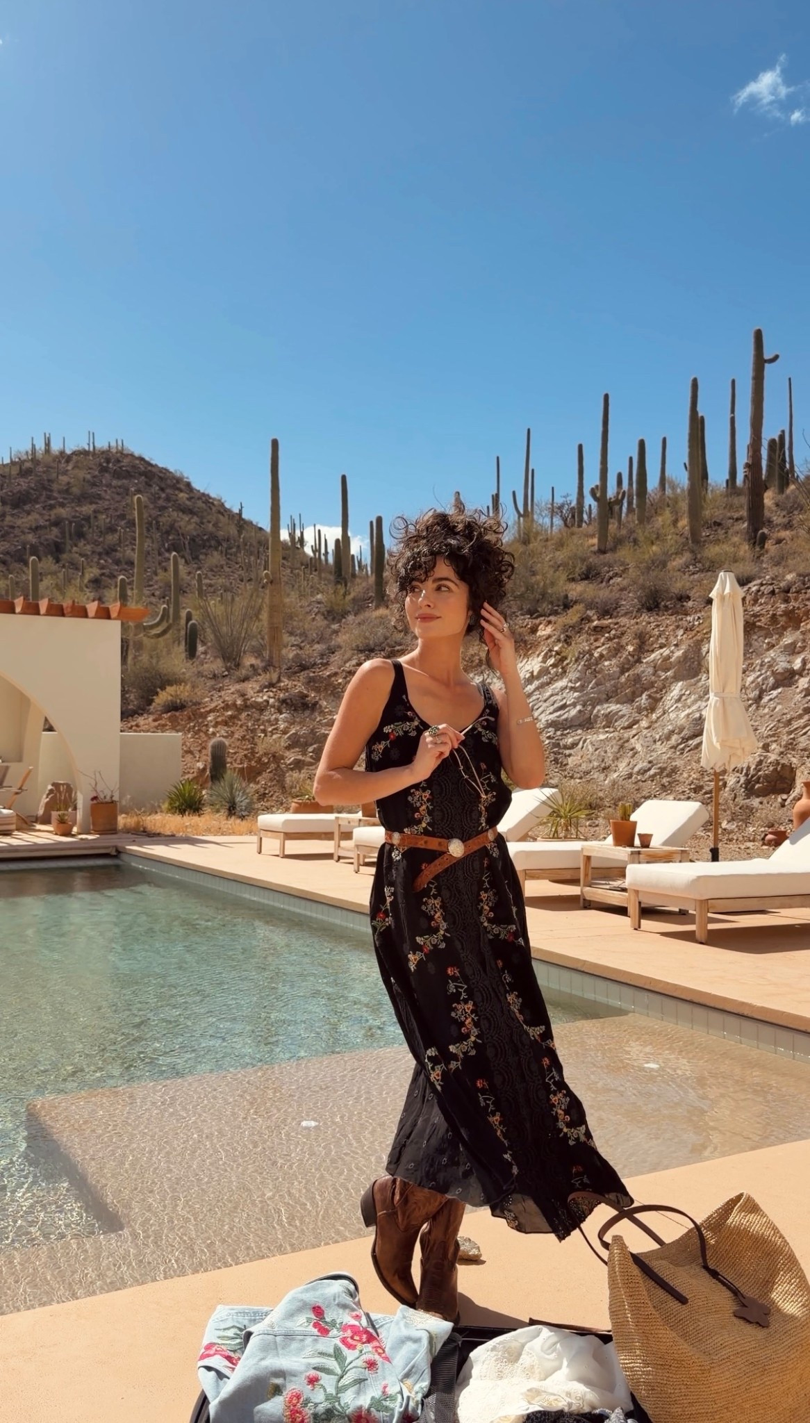 This black midi dress is so comfy! Styled it with a belt but is cute on its own  

#LTKgrwm #LTKFestival