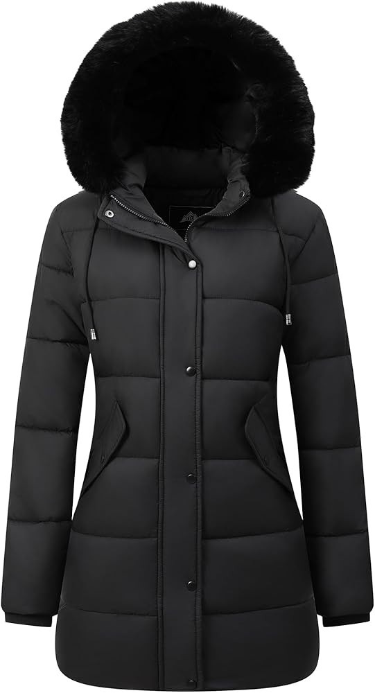 GOLDLADIES Women's Winter Coat Long Waterproof Parka - Warm Snow Jacket for Women,Windproof Winte... | Amazon (US)