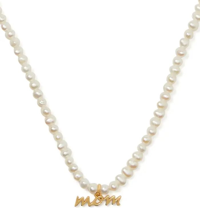 mom freshwater pearl pendant necklace | Nordstrom