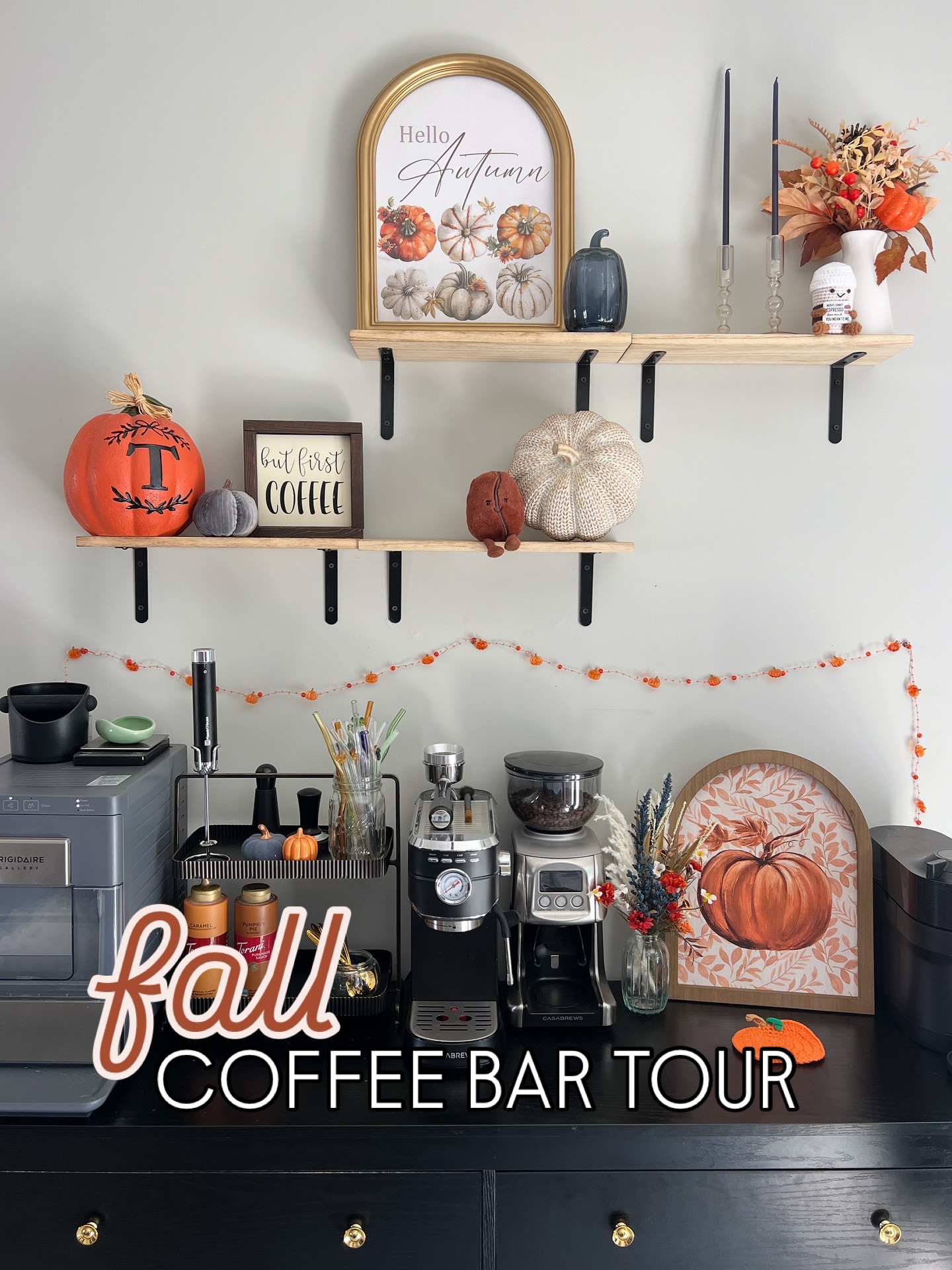 my coffee bar is ready for fall — so let’s take a tour 🍁🎃
all products (that can be) linked in my LTK! ☕️🧡

✨I’m Meg, the Iced Coffee Connoisseur! I’m bringing you all things coffee — including fun at home recipes & honest reviews of coffee shops all across NJ✨

#icedcoffee #coffeebar #fallcoffee #coffeebartour #fallcoffeebardecor #falldecor #happyfall #fallcoffeebar #fallcoffeebarstyling #fallcoffeebartour #fallcoffeebardecorating