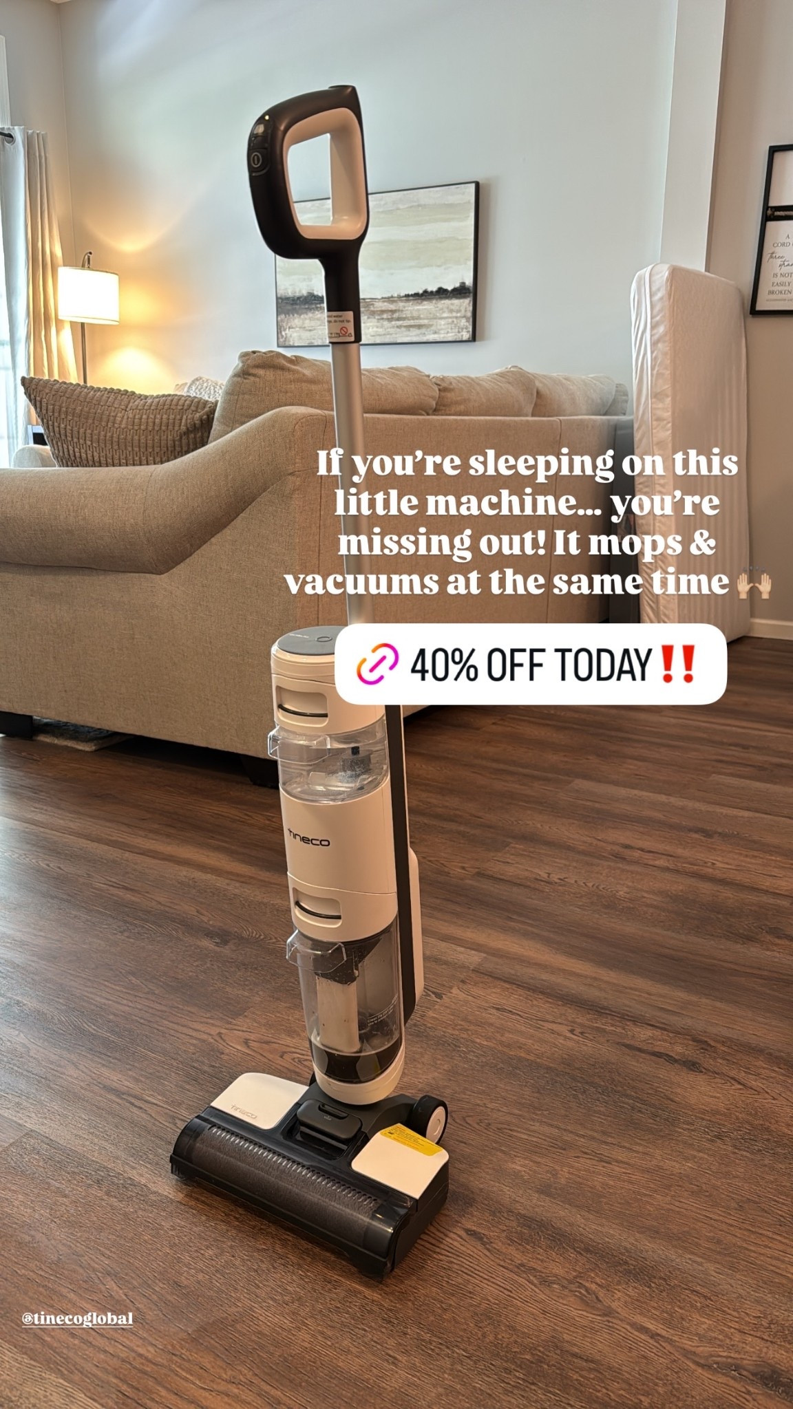 If you’re sleeping on this little machine… you’re missing out! It mops & vacuums at the same time 🙌🏼 @tinecoglobal

#LTKHome #LTKSaleAlert