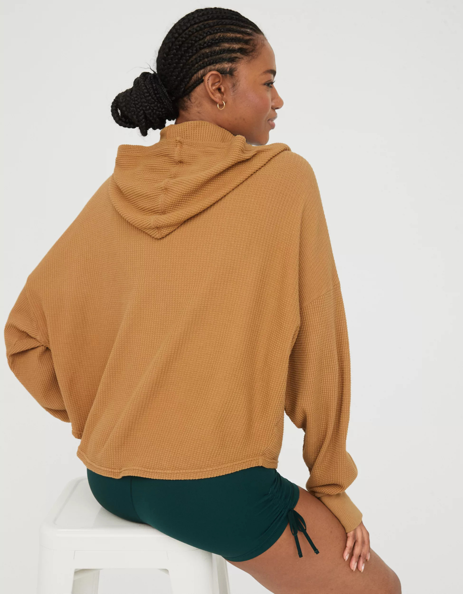 OFFLINE By Aerie Wow! Waffle Hoodie | Aerie