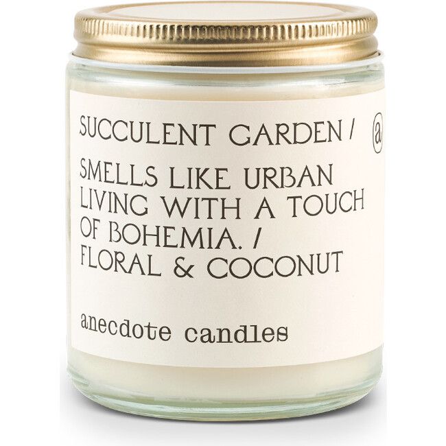 Anecdote Candles | Succulent Garden Glass Jar Candle | Maisonette | Maisonette