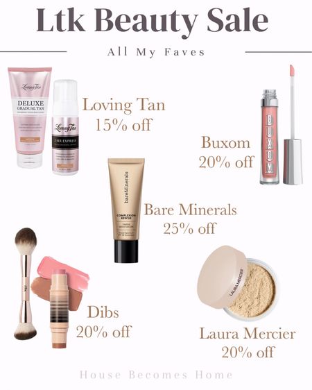 LTK Beauty sale is here!! Lots of my faves are on sale!!!!  Just copy the promo code on the item, add at checkout!!  #ltkbeautysale 

#LTKSaleAlert #LTKOver40 #LTKBeauty