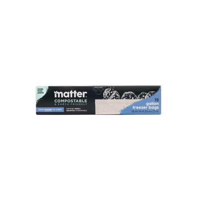 Matter Compostable Gallon Freezer Bags - 15ct | Target