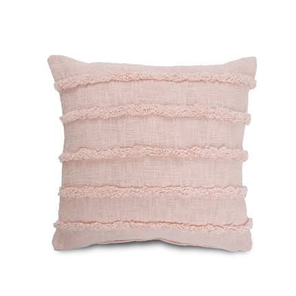 Pearl Blush Over Tufted Solid Throw Pillow