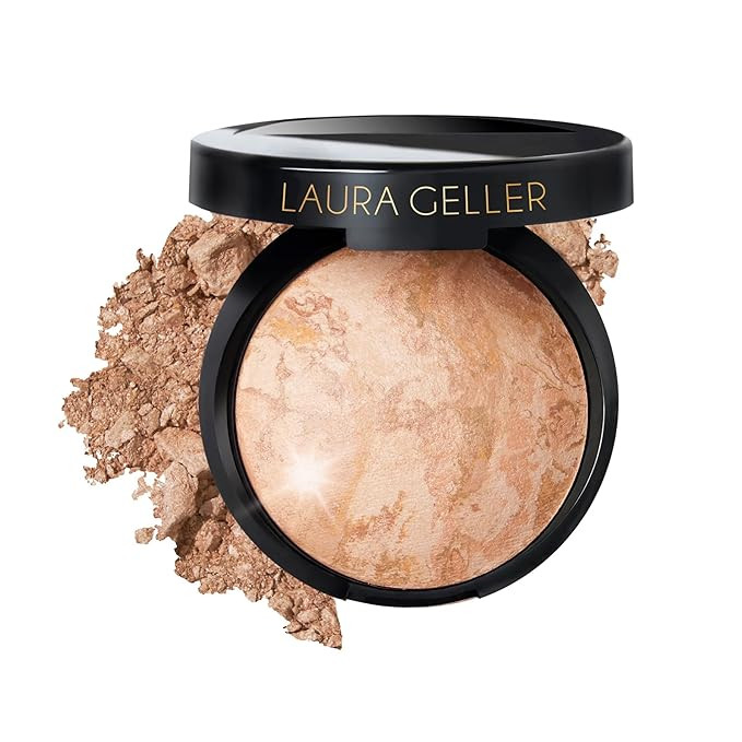 LAURA GELLER NEW YORK Baked Balance-N-Glow Illuminating Foundation - Fair - Buildable Sheer to Li... | Amazon (US)