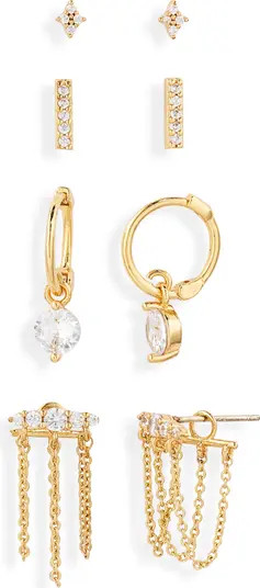 Demi Fine Set of 4 Earrings | Nordstrom