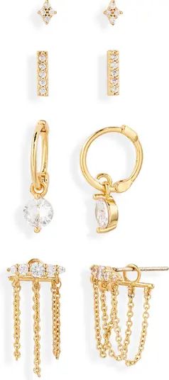 Demi Fine Set of 4 Earrings | Nordstrom