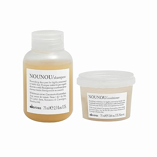 Davines NOUNOU Shampoo, Hydrating Deep Shampoo for Bleached, Permed, Relaxed, Damaged Hair Or Ver... | Amazon (US)