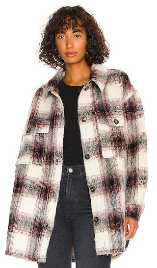 Town Jacket in Folsom Plaid | Revolve Clothing (Global)