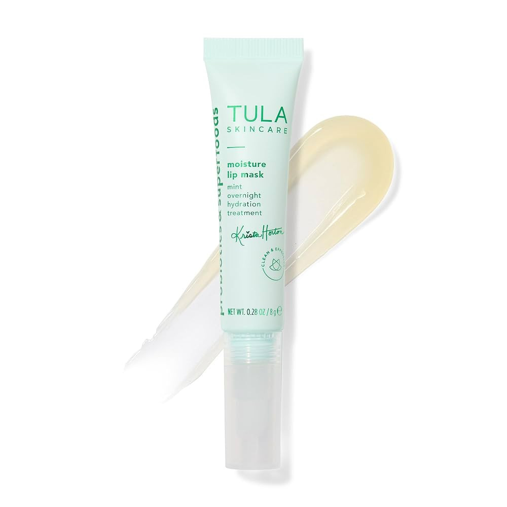 TULA Skin Care Kirsta Horton Moisture Lip Mask - Peptides, Hyaluronic Acid, Vitamin E & Mint Oil ... | Amazon (US)
