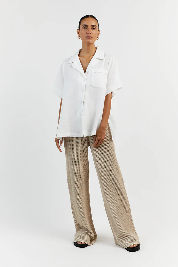 OPHELIA STONE CROCHET PANT | DISSH