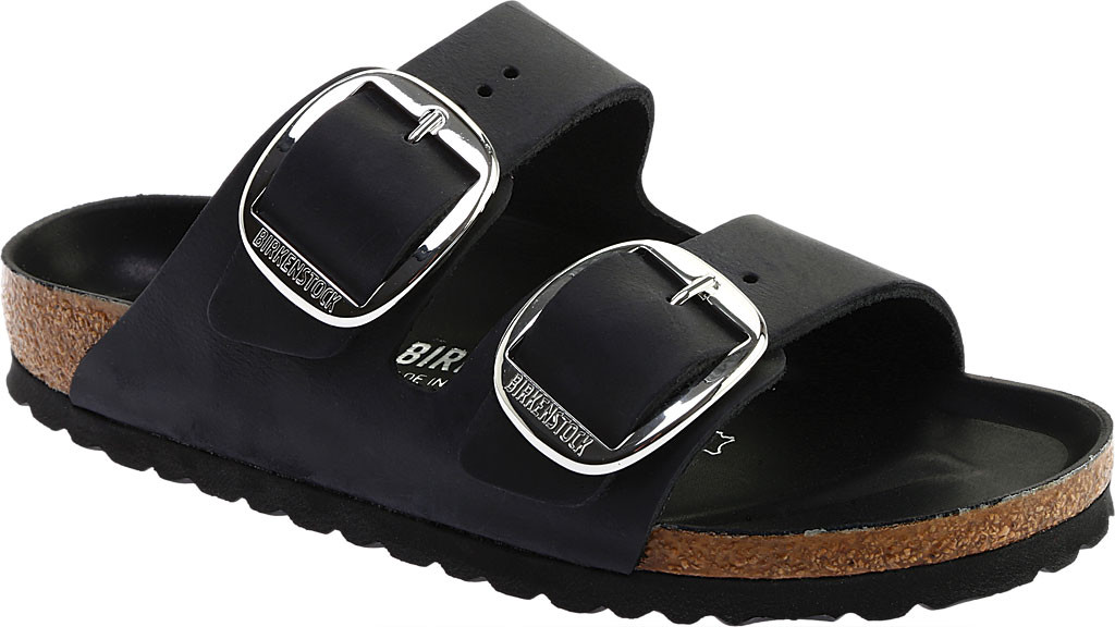 Women's Birkenstock Arizona Big Buckle Oiled Leather Slide | Shoes.com