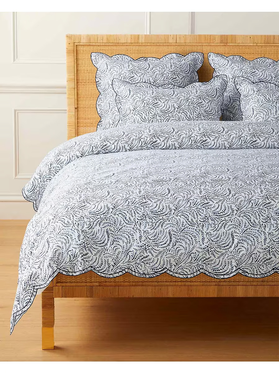 Priano Sateen Duvet Cover | Serena and Lily
