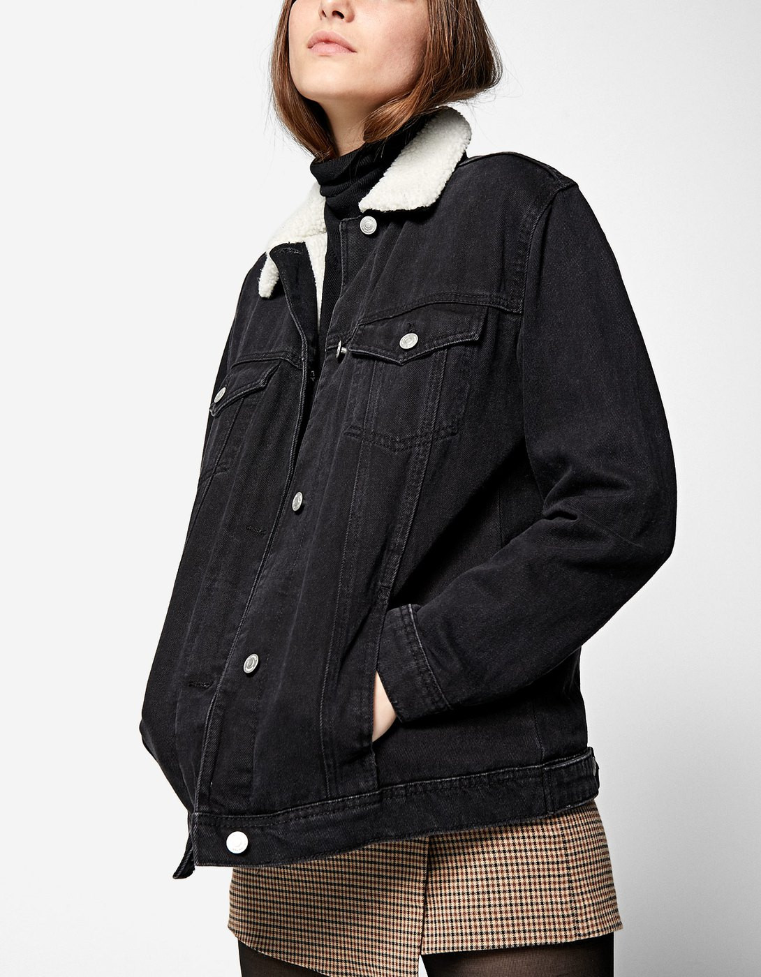 Blouson jean mouton | Stradivarius (FR)