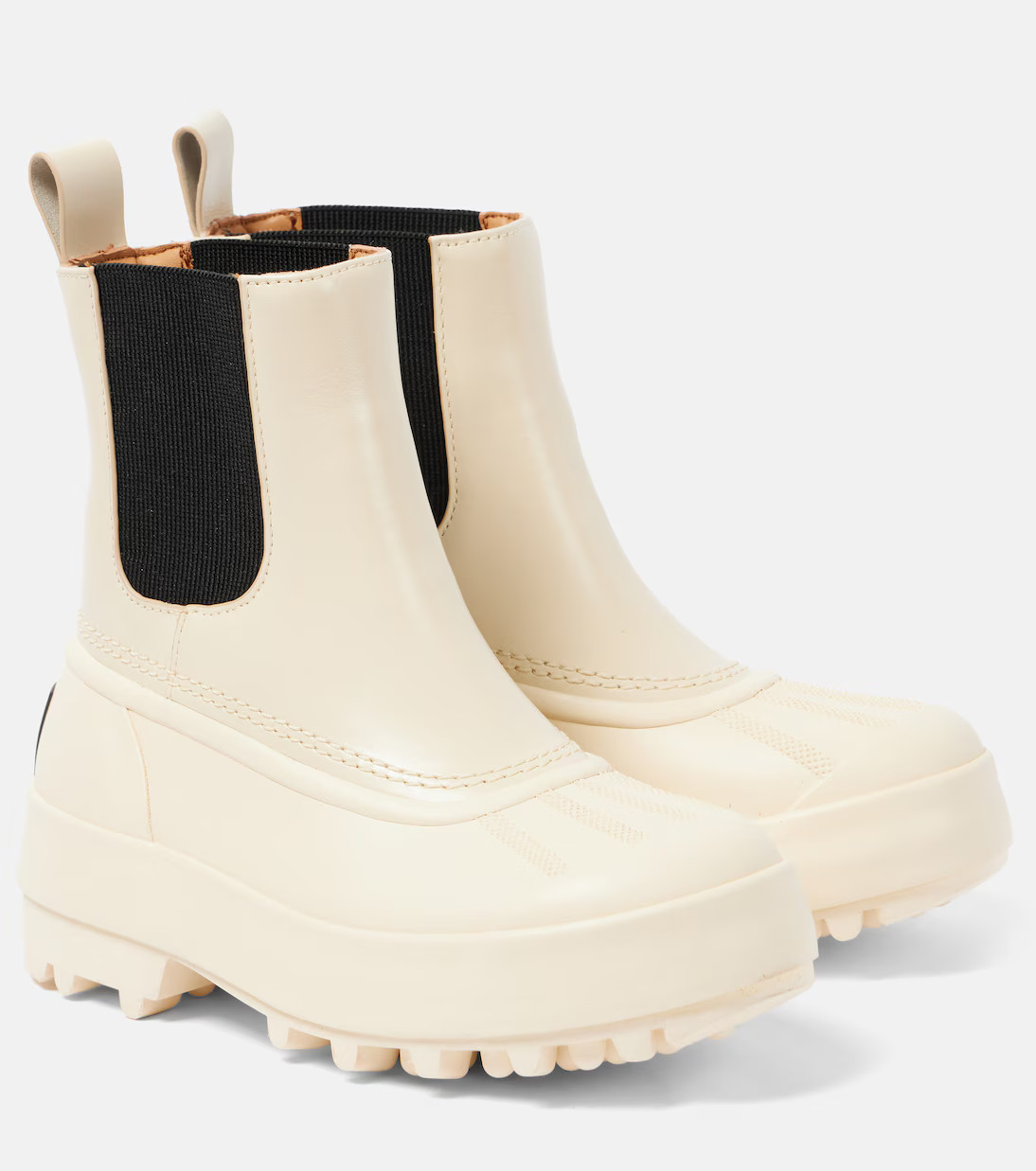 x Sorel Caribou leather Chelsea boots | Mytheresa (US/CA)